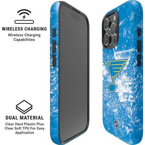 NHL St. Louis Blues Iced iPhone 16 Pro Max Magsafe Impact Case